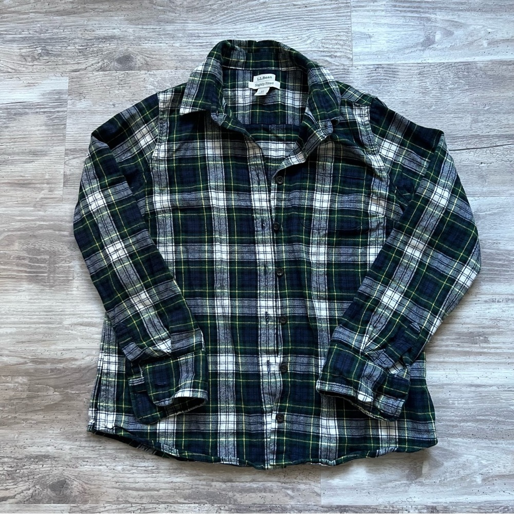 L.L. Bean Women’s Scotch Plaid Flannel in Antique Tartan
